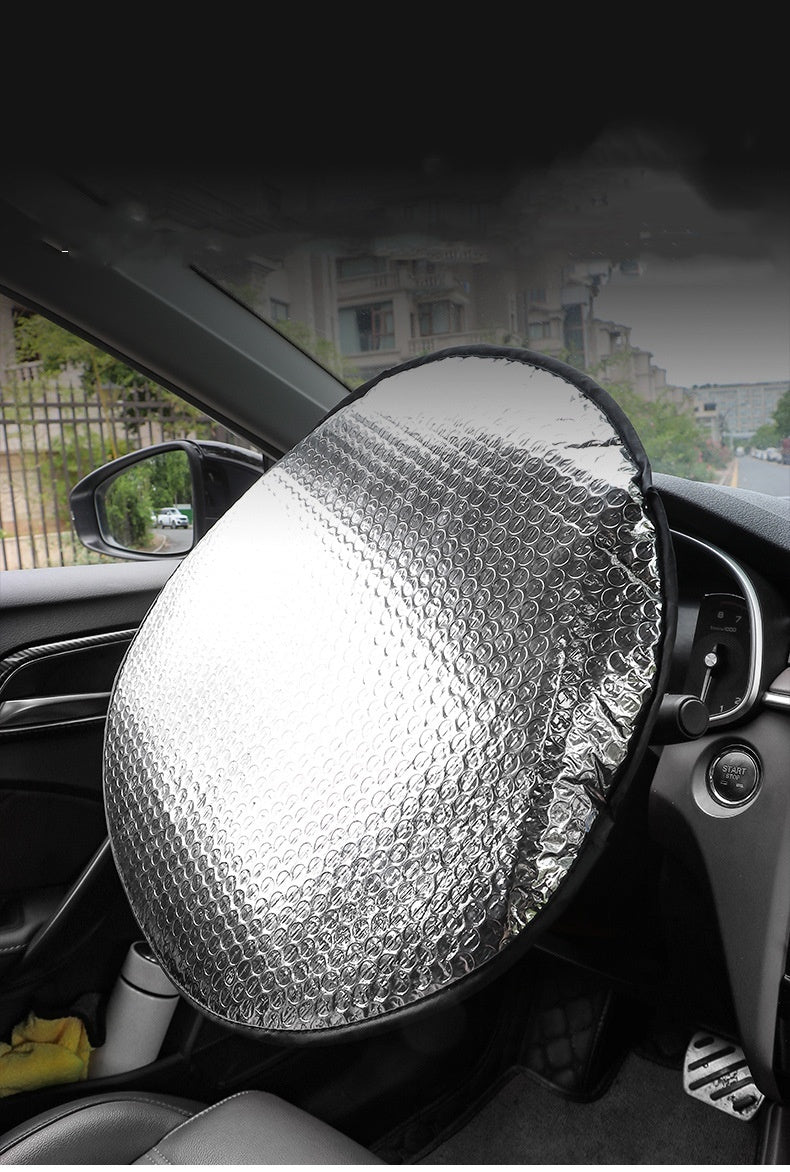 Car Steering Wheel Sunshade Cover