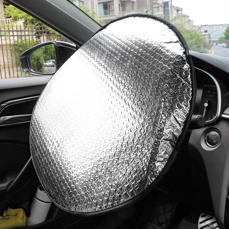 Car Steering Wheel Sunshade Cover